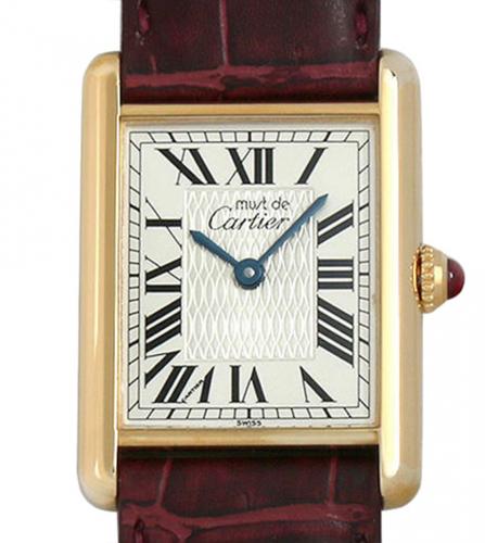 CARTIER TANK WATCH  vermeil