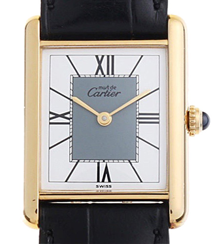 CARTIER TANK WATCH  vermeil