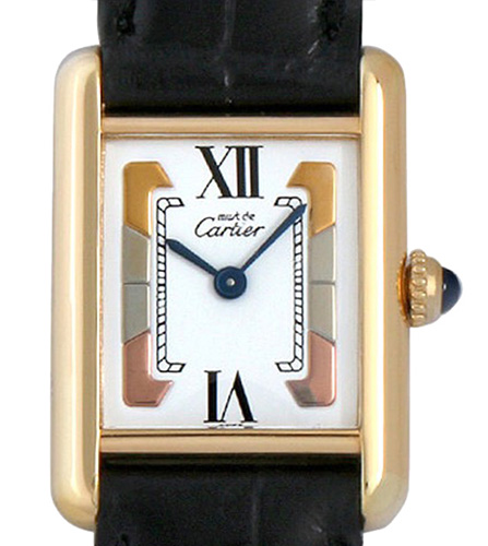 CARTIER TANK WATCH  vermeil