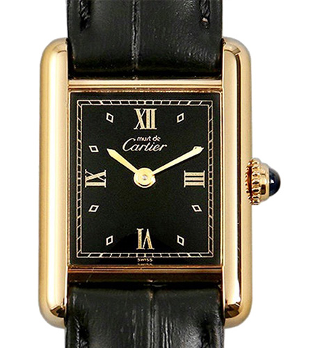 CARTIER TANK WATCH  vermeil