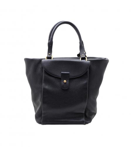 DELVAUX NAVY HANDBAG