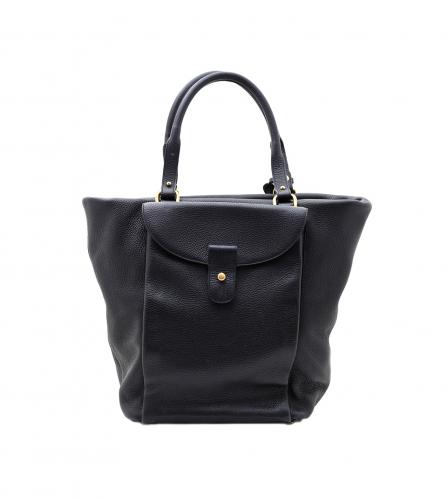 DELVAUX NAVY HANDBAG