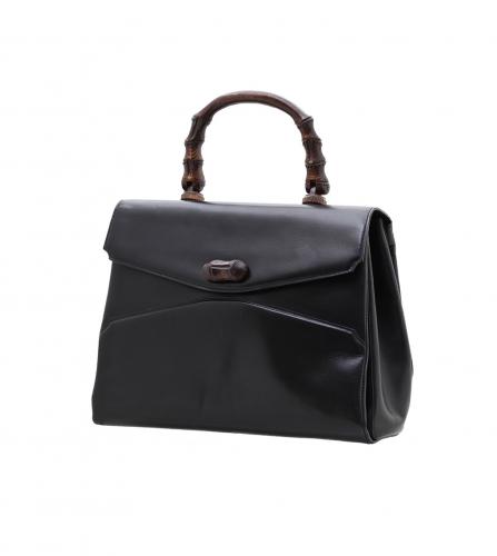 GUCCI BLACK BAMBOO HANDLE  BAG