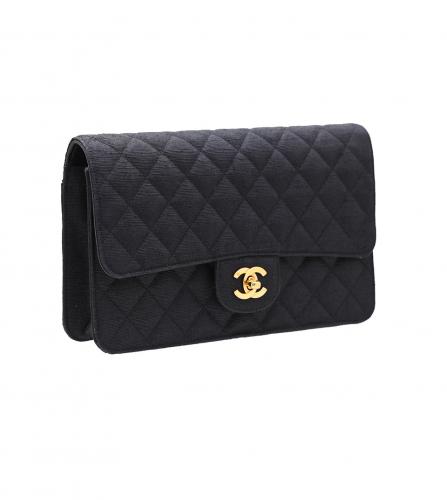 CHANEL BLACK CLUTCH