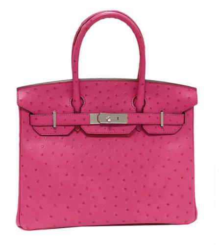 HERMES BIRKIN 30 OSTRICH PINK