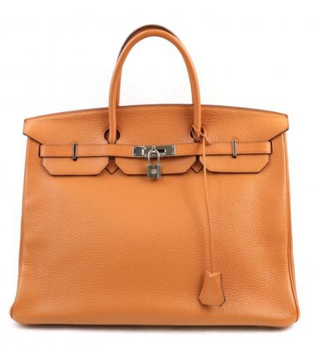 HERMES BIRKIN 40 TAURILLON CLEMENCE ORANGE