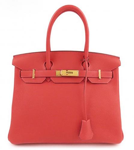 HERMES BIRKIN 30 TOGO TEXAS ROSE