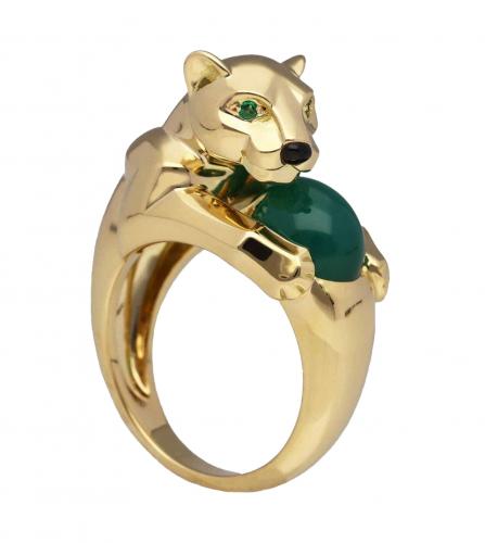 CARTIER PANTHERE GOLD RING
