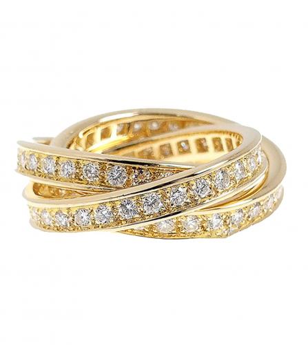 CARTIER TRINITY DIAMOND RING