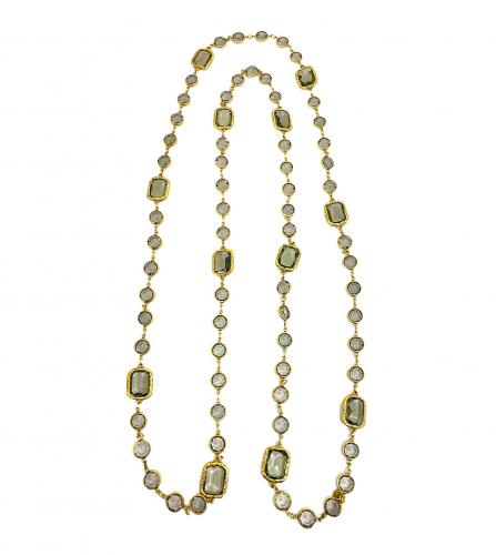 Rare Chanel Gold Pearl Gripoix Large CC Strand 2019 Fall 19A Paris-Egypt Necklace