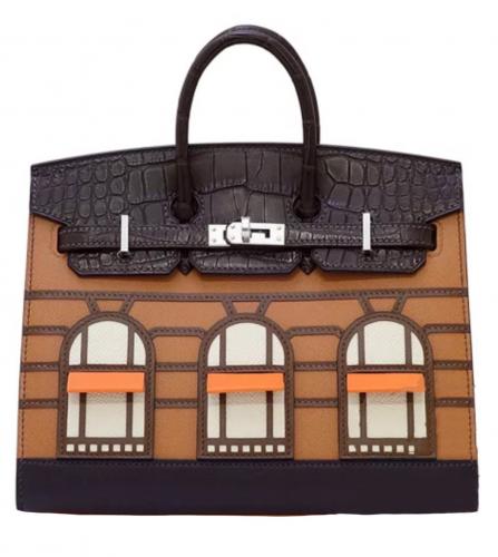 Kelly 32 vintage HERMES crocodile porosus - VALOIS VINTAGE PARIS