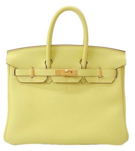 HERMES BIRKIN 25 TOGO JAUNE POUSSIN