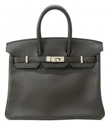HERMES BIRKIN 25 SWIFT GRAPHITE
