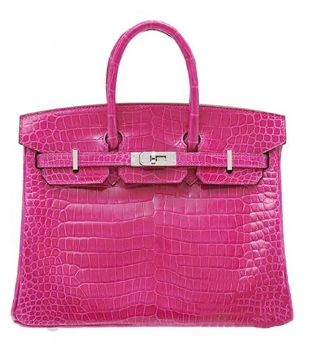 HERMES BIRKIN 25 NILOTICUS ROSE SHERAZADE
