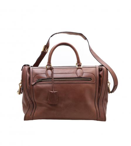 GUCCI BROWN DUFFLE TRAVEL BAG