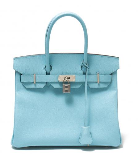 Hermes Birkin 30 Blue Atoll Tiffany Blue Togo Palladium Hardware