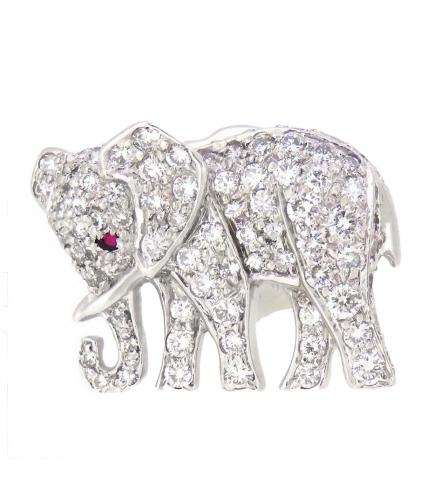 CARTIER DIAMOND BROOCH