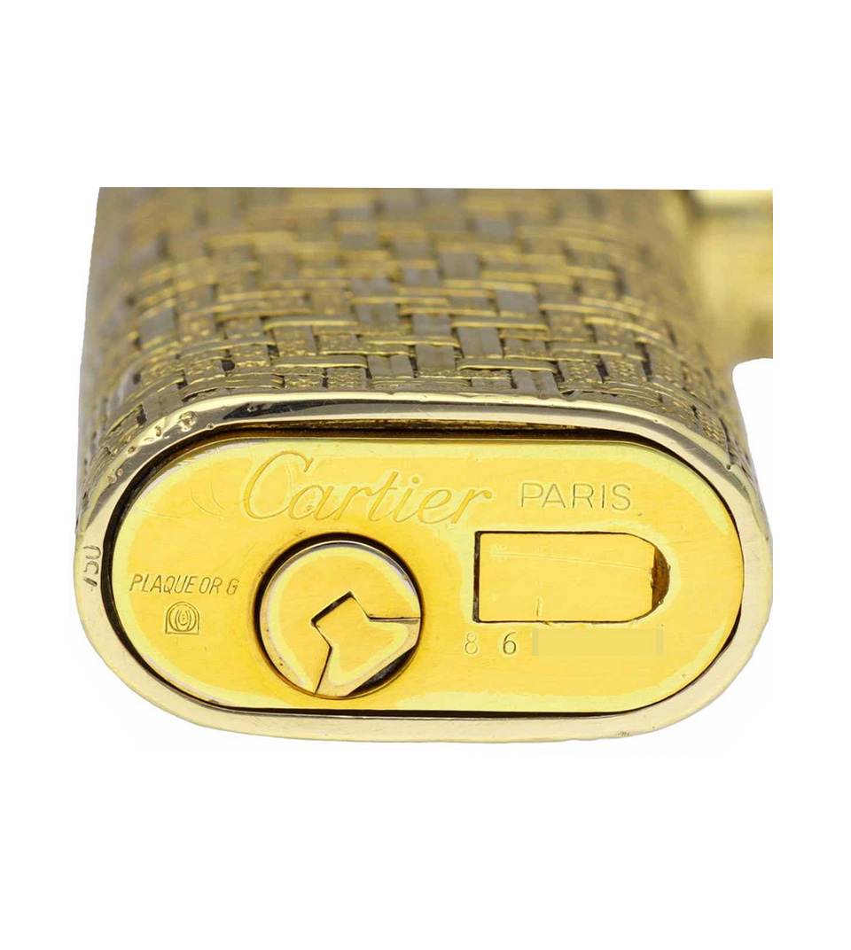 CARTIER GOLD LIGHTER VINTAGE PARIS