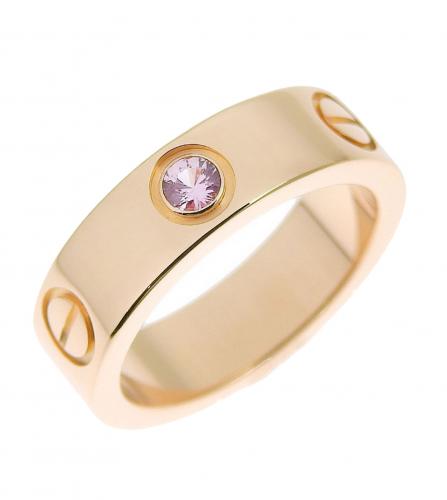 CARTIER PINK GOLD LOVE RING