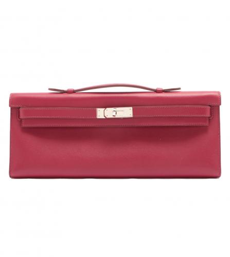 HERMES KELLY CUT SWIFT ROUGE ASH