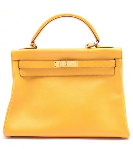 HERMES KELLY 32 COUCHEVEL JAUNE