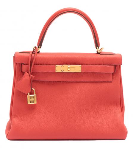 HERMES KELLY 28 TOGO VERMILLON