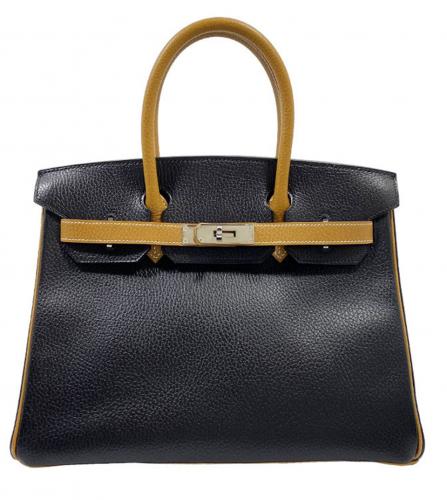 HERMES BIRKIN 30 ARDENNES BLACK