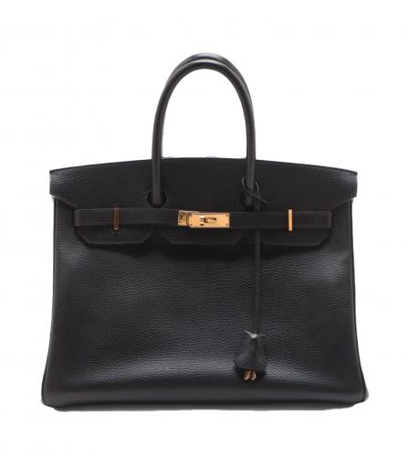 Hermes Birkin 35 Ardennes Black