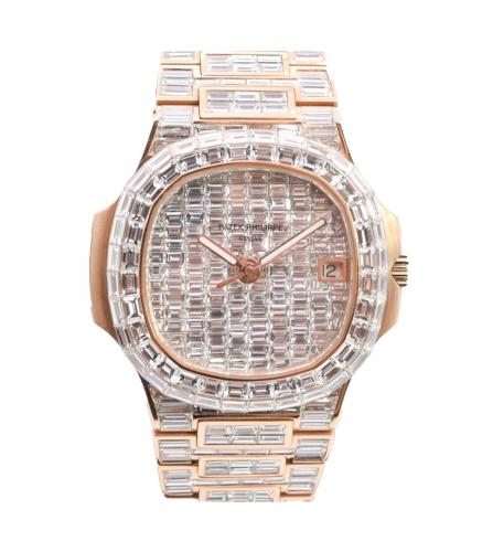 PATEK PHILIPPE NAUTILUS DIAMOND WATCH