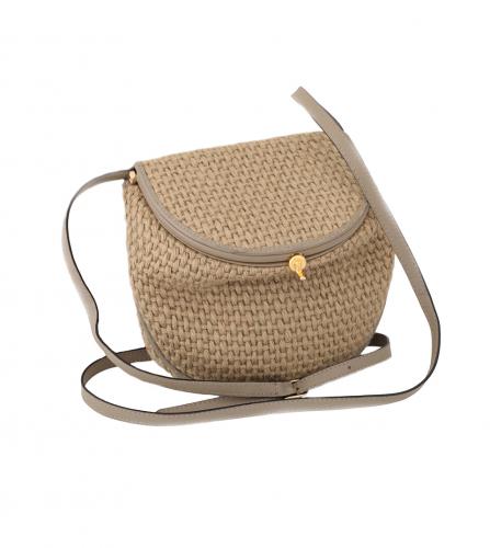 BOTTEGA VENETA STRAW SHOULDER BAG | VINTAGE PARIS