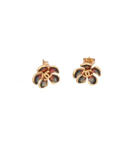 CHANEL FLOWER EARRINGS