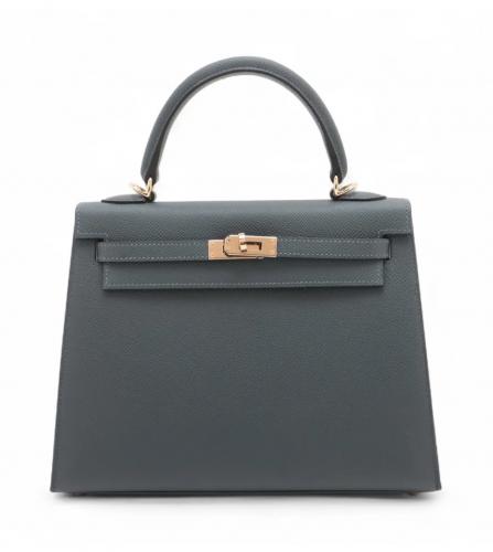 Hermes Kelly 25 Epsom Gris misty