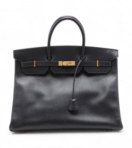 Hermes Birkin 40 Ardennes Black