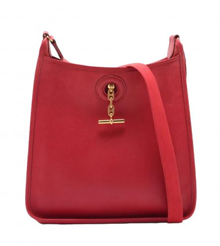 Hermes Vespa Courchevel Red