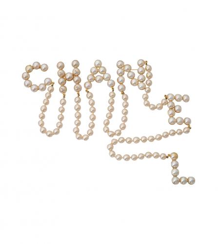 Chanel Ivory CC with Pearl Drop Brooch – The Closet