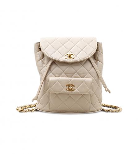 CHANEL BEIGE BACKPACK