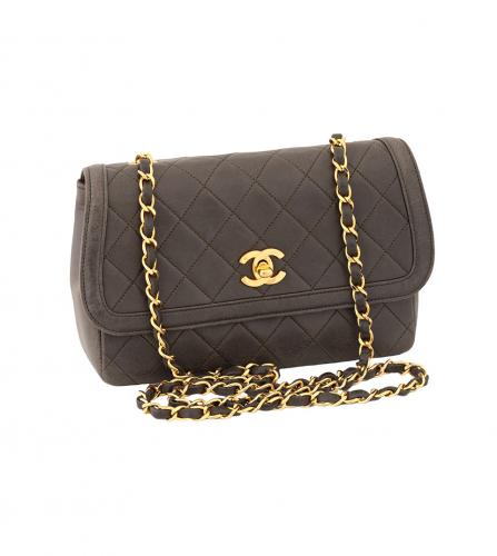 CHANEL KAKI FLAP BAG