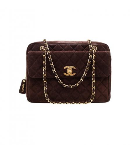 CHANEL BROWN FLAP BAG