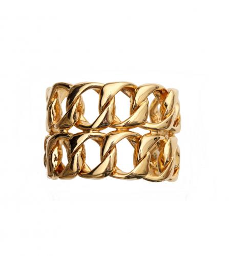 CHANEL DOUBLE CHAIN CUFF