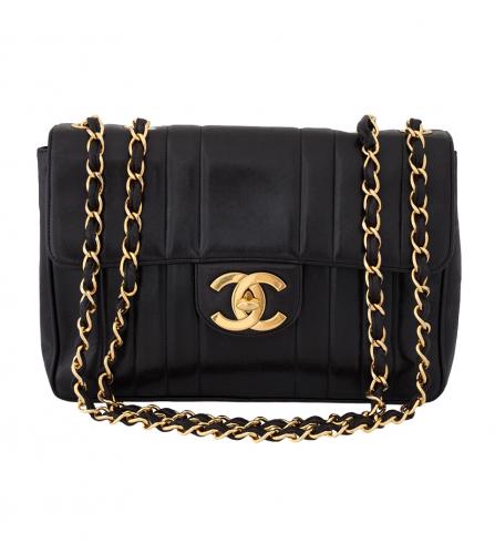 CHANEL MAXI BLACK FLAP BAG