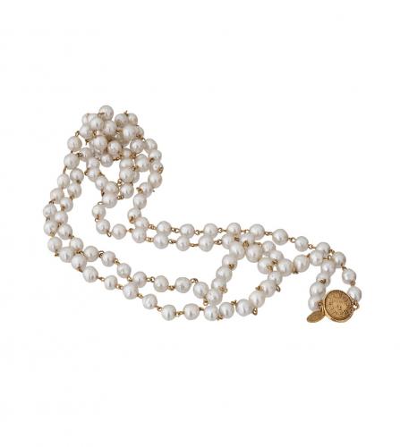 CHANEL PEARL LONG NECKLACE