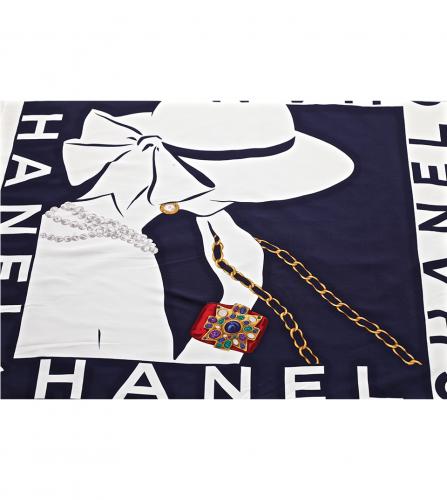 CHANEL SILK SCARF