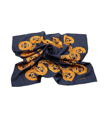 CHANEL SILK SCARF