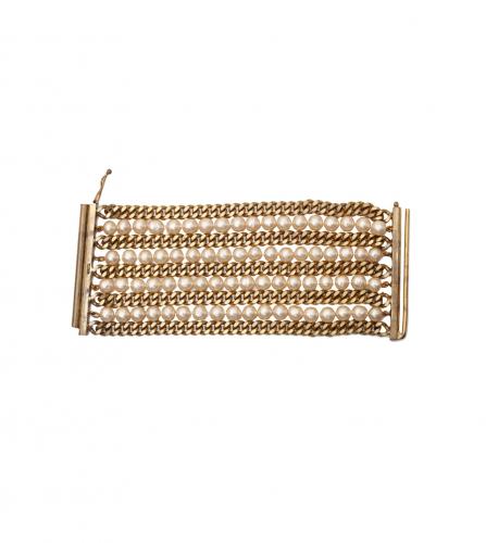 CHANEL CHAIN  PEARL BRACELET