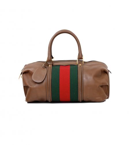 GUCCI BROWN DUFFLE BAG