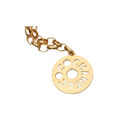 CHANEL ROUND CHARM LONG NECKLACE