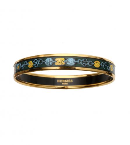 HERMES ENAMEL BANGLE