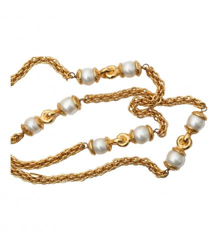 CHANEL PEARL LONG NECKLACE