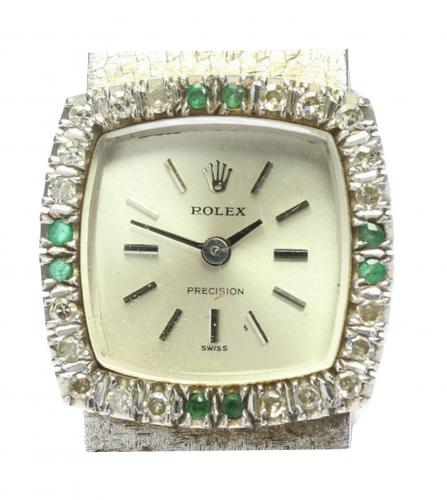 ROLEX PRECISION DIAMOND WATCH