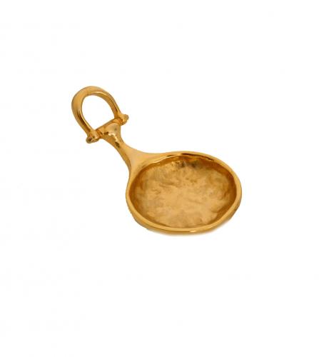 GUCCI GOLD TONE ASHTRAY